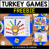 Turkey Games FREEBIE | Phonics Game | Math Game