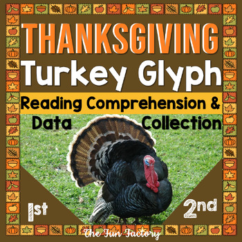 Preview of Turkey Glyph - Thanksgiving  Math and Reading - Data Collection and Organization