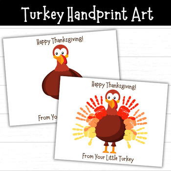 Preview of Turkey Handprint Art