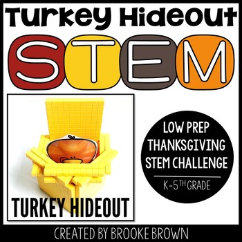 Preview of Turkey Hideout STEM Challenge - Thanksgiving STEM Activity
