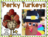 Turkey Kinder Craft, Glyph, and Writing - Simple and Easy