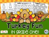 Thanksgiving Turkey ELA and Math (Thanksgiving Activities)