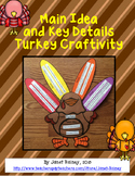 Turkey Main Idea and Key Details Craftivity
