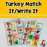 Turkey Match It Write It