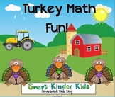 Turkey Math Fun for the Smartboard - Thanksgiving Number G