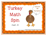 Turkey Math Spin - add count pattern sort.. aligned to Pre