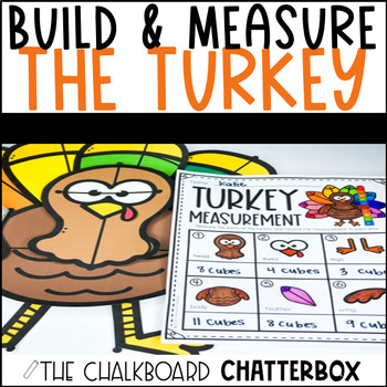 Thanksgiving Cube Measuring Non Standard Measurement for Preschool and  Kinder