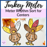 Turkey Meter Sort for Rhythm Elementary Music Centers duri