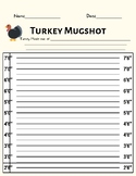 Turkey Mugshot: Create a Turkey Disguise Makerspace Worksheet