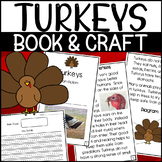 Turkey Non-Fiction Book and Craft Activity Thanksgiving