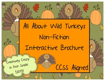 Preview of Turkey Non-Fiction Research Interactive Brochure! Great Thanksgiving Project