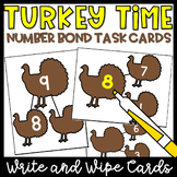 Thanksgiving Math Center- Number Bonds Task Cards