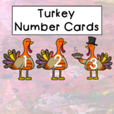 Turkey Number Cards