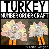 Turkey Number Order Craft - Thanksgiving Activity for Pres