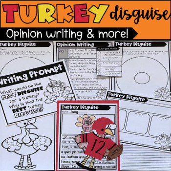 Preview of Turkey Opinion Writing Turkey in Disguise Turkey Trouble - Digital Included