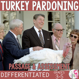 Turkey Pardoning - Close Reading Passage Standards-Based A