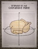 Turkey Platter Thanksgiving Math Activity Graphing on the 