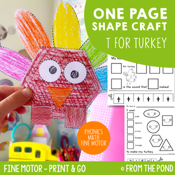 Preview of Turkey Shape Craft