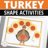 Turkey Shapes Activities - 2d Shape Matching & Sorting Act