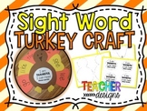 Turkey Sight Word Craft