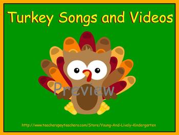 Preview of Turkey Songs for ActivBoard
