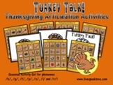 Turkey Talk! Thanksgiving Articulation Activities