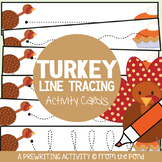 Turkey Themed Prewriting Activity Cards