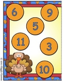 Turkey Time Addition Roll Call Dice Game