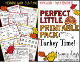Turkey Time {Perfect Little Printable Pack}