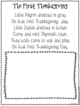Turkey Time Rhymes- A Thanksgiving Poetry Activity by Lynda Morgart