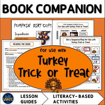 Preview of Halloween Book Companion for Use with Turkey Trick or Treat Speech Therapy