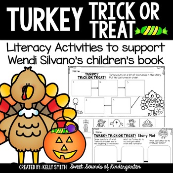 Preview of Turkey Trick or Treat-  Literacy Activities