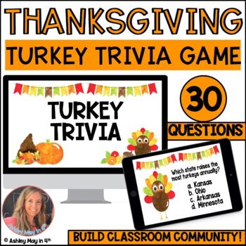 Thanksgiving Trivia (30 questions)