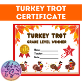 Turkey Trot Certificate/Award