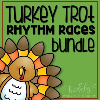 Preview of Turkey Trot Rhythm Races: Bundled Set