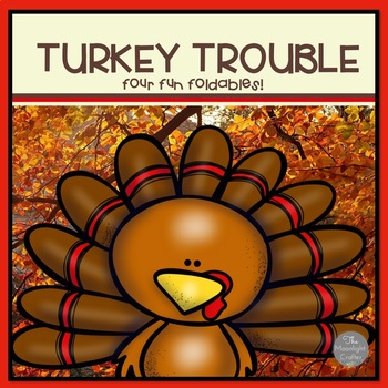 Preview of Turkey Trouble Book Companion Foldables