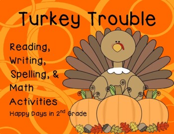 Preview of Turkey Trouble (Thanksgiving Story Unit) - Just Print & Go!