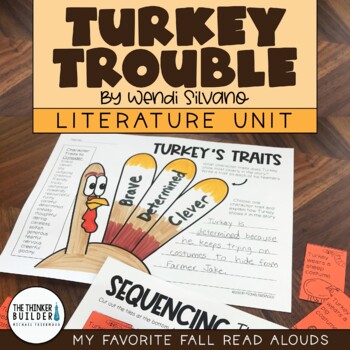 Preview of Turkey Trouble Literature Unit {My Favorite Read Alouds} Thanksgiving