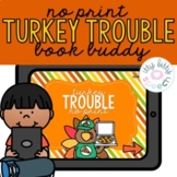 Turkey Trouble | NO PRINT Book Buddy Speech & Language Therapy