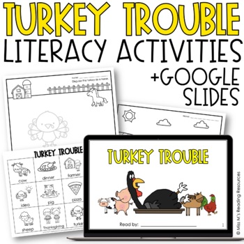 Turkey Trouble Activities by Miss M's Reading Resources | TpT