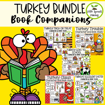 Preview of Turkey Trouble Series Book Companions Bundle