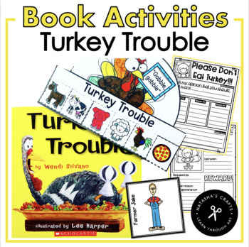 Preview of Turkey Trouble Story Hat and Activities
