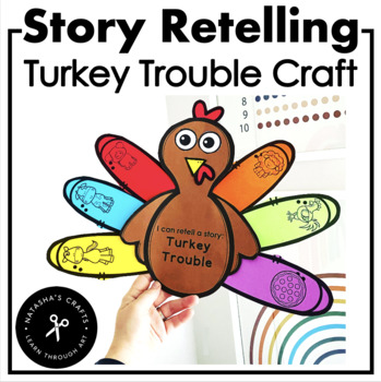 Preview of Turkey Trouble Story Retelling Craft