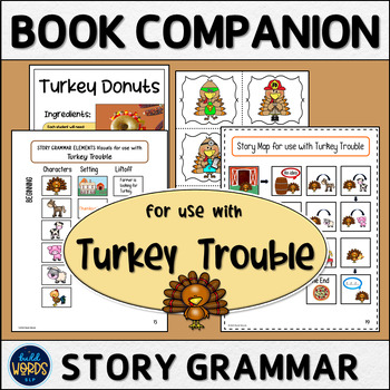 Preview of Thanksgiving Book Companion for Use with Turkey Trouble Speech Therapy