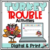 Turkey Trouble Writing Activities & Disguise a Turkey Craf