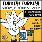 Turkey! Turkey! Show Us Your Number - Thanksgiving Craft K