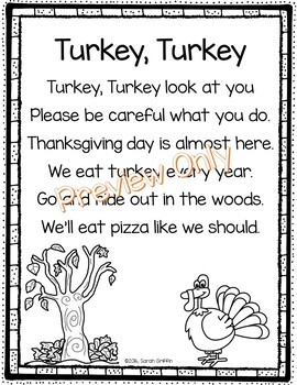 Free printable thanksgiving reading comprehension