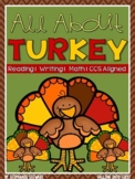 Turkey Nonfiction Activities - All About Turkeys Unit