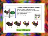Turkey, Turkey, What do you See?--Special Education/Autism