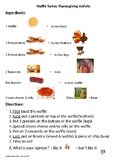 Turkey Waffle No-Bake Thanksgiving Activity